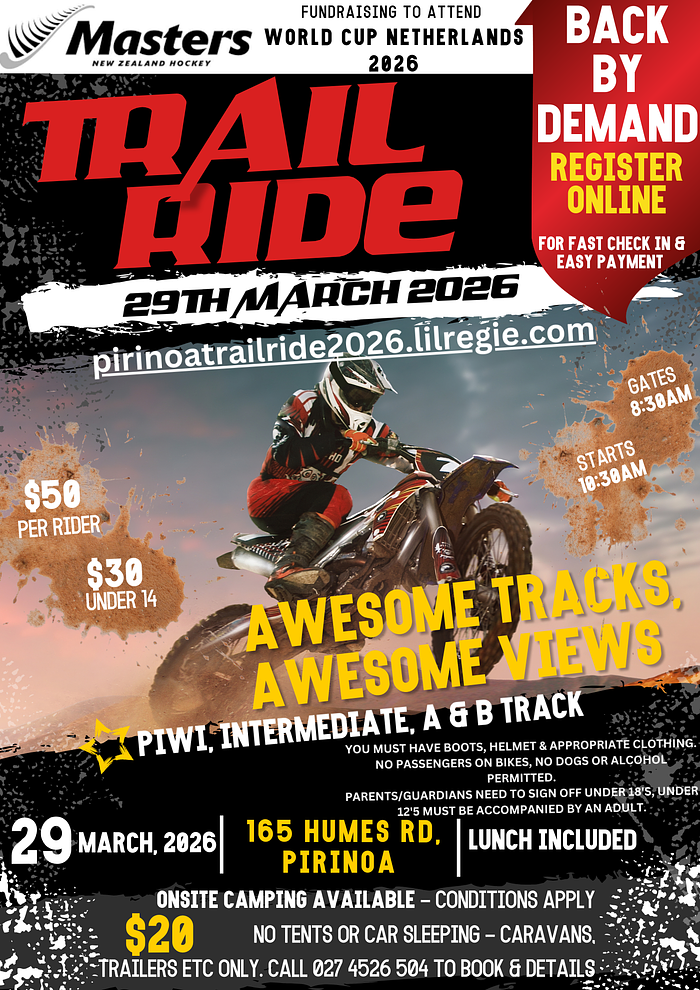 Pirinoa Trail Ride 2026 logo